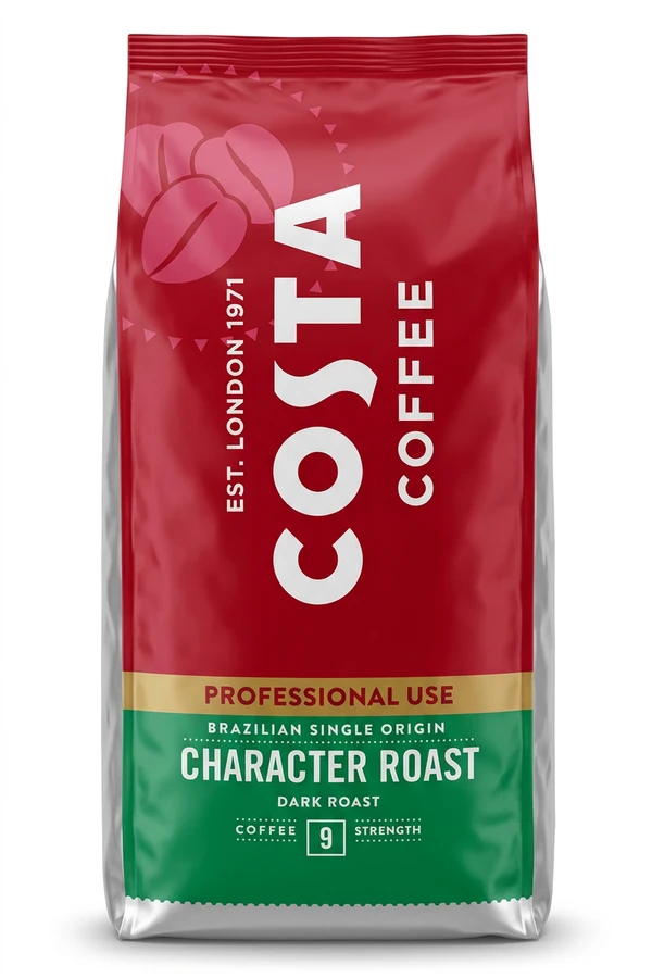 Costa Coffee Character Roast Brazilian szemes kávé (1kg)
