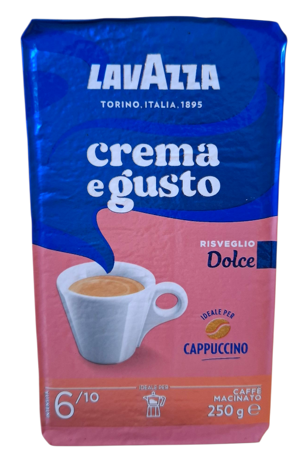 Lavazza Crema e Gusto Dolce őrölt kávé (250g)