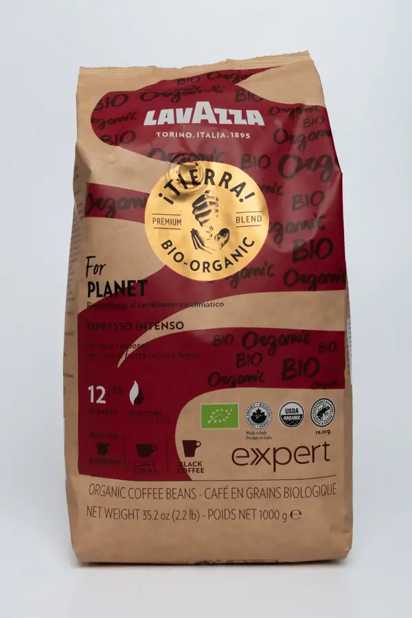 Lavazza Expert ¡Tierra! Bio-Organic Intenso szemes kávé (1kg)